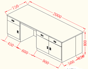 304 Stainless Steel Laboratory Work Bench YR06013-4: Integration in Field Processes
