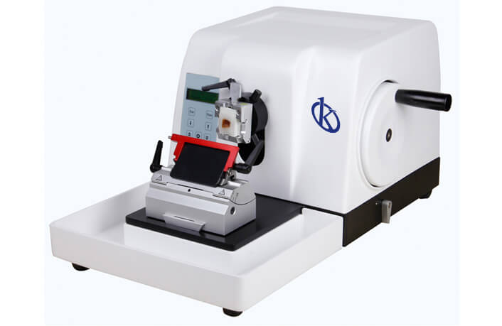 Semi-automatic rotary microtome YR416