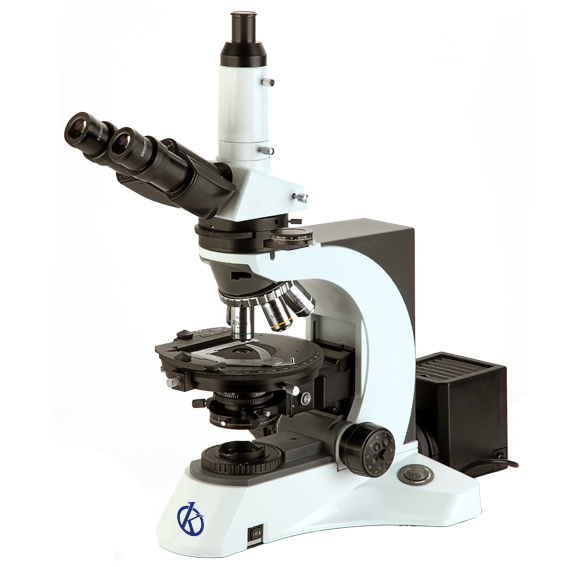 What is polarization and how is it applied in the use of optical microscopes?