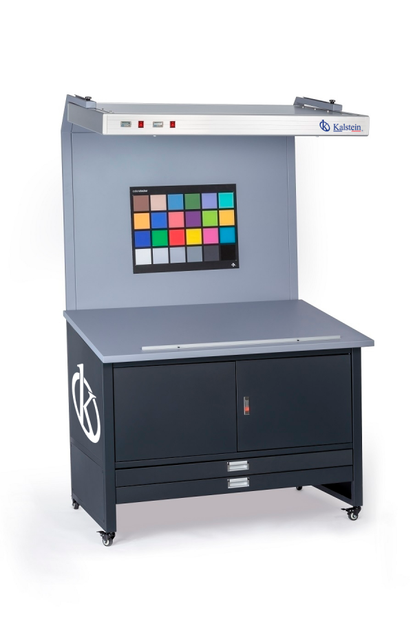 What potential do color evaluation boxes offer to industrial laboratories?
